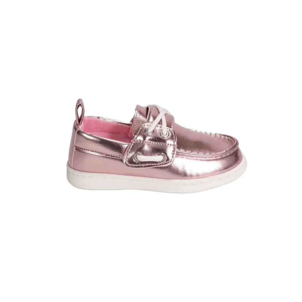 Wonder‎ Nation Toddler Girl Boat Shoe Size 7 Little Girls NEW